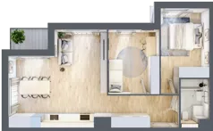 3 pokoje, apartament 60,12 m², piętro 2, oferta nr F13, Nowe Żerniki Bieńkowskiego, Wrocław, Żerniki, Fabryczna, ul. Bieńkowskiego