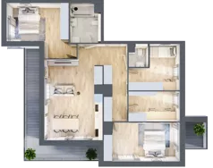 5 pokoi, apartament 88,75 m², piętro 3, oferta nr F18, Nowe Żerniki Bieńkowskiego, Wrocław, Żerniki, Fabryczna, ul. Bieńkowskiego