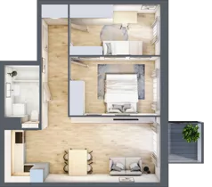 3 pokoje, apartament 51,88 m², piętro 3, oferta nr I23, Nowe Żerniki Bieńkowskiego, Wrocław, Żerniki, Fabryczna, ul. Bieńkowskiego