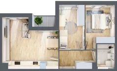 3 pokoje, apartament 55,98 m², piętro 3, oferta nr J20, Nowe Żerniki Bieńkowskiego, Wrocław, Żerniki, Fabryczna, ul. Bieńkowskiego