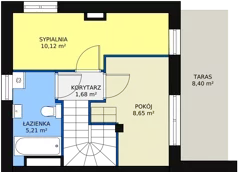 Dom 66,06 m², oferta nr A1, Triton Kampinos II, Łomna-Las, ul. Wiśniowa