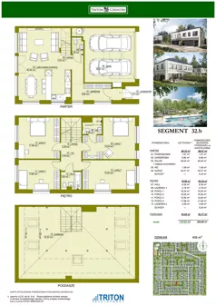 Dom 211,83 m², oferta nr 32B, Triton Country IV, Stara Wieś, ul. Głogowa 28