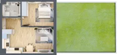 2 pokoje, mieszkanie 40,23 m², parter, oferta nr B22, Mickiewicza, Ciechocinek, ul. Mickiewicza 41B