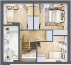 Dom 96,95 m², oferta nr 5/1, Brzegowa Park etap II, Łomianki, ul. Brzegowa