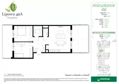 3 pokoje, mieszkanie 68,00 m², parter, oferta nr 46, Lipowa 49A, Pruszków, Ostoja, ul. Lipowa 49A