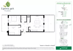 3 pokoje, mieszkanie 68,11 m², parter, oferta nr 7, Lipowa 49A, Pruszków, Ostoja, ul. Lipowa 49A
