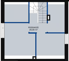 Dom 68,04 m², oferta nr 1.a 20B/1, Osiedle Pastell, Warszawa, Białołęka, Henryków, ul. Kazimierza Pułaskiego