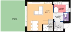 Dom 85,62 m², oferta nr 8.a 20G/1, Osiedle Pastell, Warszawa, Białołęka, Henryków, ul. Kazimierza Pułaskiego