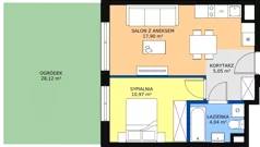 2 pokoje, mieszkanie 37,96 m², parter, oferta nr AC1.3, PUR na Kamionku, Warszawa, Praga Południe, Kamionek, ul. Żupnicza