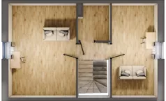 Dom 84,68 m², oferta nr 10.b, Leszczyńskiego 25, Warszawa, Ursus, Gołąbki, ul. Leszczyńskiego 25