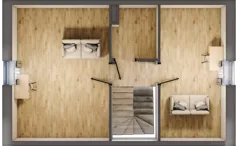 Dom 84,12 m², oferta nr 12.b, Leszczyńskiego 25, Warszawa, Ursus, Gołąbki, ul. Leszczyńskiego 25