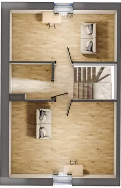 Dom 84,68 m², oferta nr 13.b, Leszczyńskiego 25, Warszawa, Ursus, Gołąbki, ul. Leszczyńskiego 25