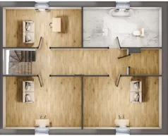 Dom 162,51 m², oferta nr 10.a, Leszczyńskiego 25, Warszawa, Ursus, Gołąbki, ul. Leszczyńskiego 25