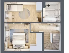 Dom 58,79 m², oferta nr 15.a, Leszczyńskiego 25, Warszawa, Ursus, Gołąbki, ul. Leszczyńskiego 25