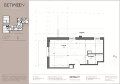 1 pokój, mieszkanie 41,32 m², parter, oferta nr 65, Between, Łódź, Śródmieście, ul. Dowborczyków 12