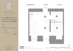 1 pokój, apartament inwestycyjny 33,98 m², parter, oferta nr 1, Oficyna - Apart Hotel, Łódź, Śródmieście, ul. Piotrkowska 56/58
