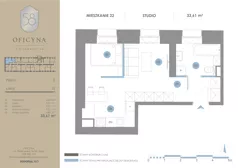 1 pokój, apartament inwestycyjny 33,61 m², piętro 2, oferta nr 22, Oficyna - Apart Hotel, Łódź, Śródmieście, ul. Piotrkowska 56/58