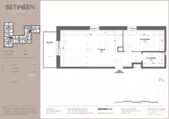 2 pokoje, mieszkanie 50,74 m², piętro 2, oferta nr 86, Between, Łódź, Śródmieście, ul. Dowborczyków 12