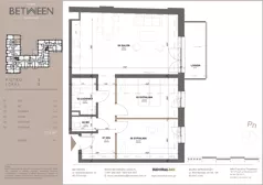 3 pokoje, mieszkanie 71,95 m², piętro 1, oferta nr 5, Between, Łódź, Śródmieście, ul. Dowborczyków 12