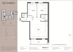 3 pokoje, mieszkanie 77,30 m², piętro 2, oferta nr 84, Between, Łódź, Śródmieście, ul. Dowborczyków 12