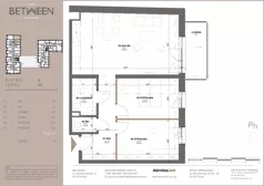 3 pokoje, mieszkanie 71,98 m², piętro 5, oferta nr 51, Between, Łódź, Śródmieście, ul. Dowborczyków 12