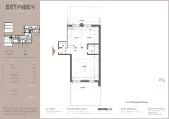 3 pokoje, mieszkanie 77,30 m², piętro 2, oferta nr 84, Between, Łódź, Śródmieście, ul. Dowborczyków 12