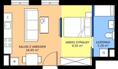 1 pokój, mieszkanie 31,79 m², piętro 4, oferta nr 40, Oficyna, Łódź, Śródmieście, ul. Piotrkowska 56/58