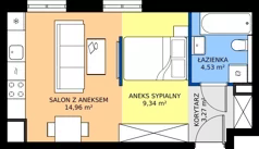 1 pokój, mieszkanie 32,10 m², piętro 4, oferta nr 78, Oficyna, Łódź, Śródmieście, ul. Piotrkowska 56/58