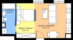 1 pokój, mieszkanie 32,06 m², piętro 4, oferta nr 70, Oficyna, Łódź, Śródmieście, ul. Piotrkowska 56/58