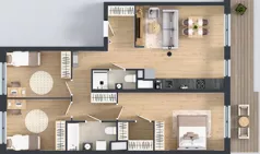 4 pokoje, mieszkanie 88,10 m², piętro 4, oferta nr A1/148, ESSA Kliny, Kraków, Swoszowice, Kliny, ul. Anny Szwed-Śniadowskiej