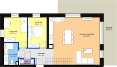 3 pokoje, mieszkanie 133,23 m², piętro 2, oferta nr 12, Biały Port, Toruń, Rybaki, ul. Popiełuszki 4