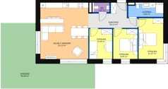 4 pokoje, mieszkanie 80,78 m², parter, oferta nr 30, Biały Port, Toruń, Rybaki, ul. Popiełuszki 4