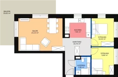 3 pokoje, mieszkanie 65,58 m², piętro 1, oferta nr 31, Biały Port, Toruń, Rybaki, ul. Popiełuszki 4