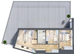 3 pokoje, mieszkanie 58,85 m², piętro 1, oferta nr M3/KL1, Luxury Point, Kielce, Centrum, al. Solidarności