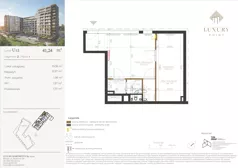 Lokal użytkowy 41,24 m², oferta nr LU12, Luxury Point - lokale użytkowe, Kielce, Centrum, al. Solidarności