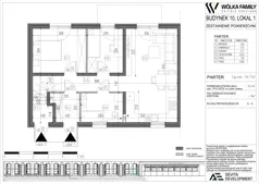 3 pokoje, mieszkanie 54,77 m², parter, oferta nr 10 lokal 1, Wólka Family, Wólka Kosowska, ul. Nadrzeczna