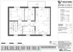 3 pokoje, mieszkanie 57,63 m², piętro 1, oferta nr 10 lokal 2, Wólka Family, Wólka Kosowska, ul. Nadrzeczna