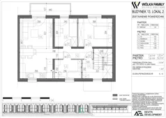 3 pokoje, mieszkanie 57,63 m², piętro 1, oferta nr 13 lokal 2, Wólka Family, Wólka Kosowska, ul. Nadrzeczna