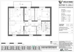 3 pokoje, mieszkanie 57,63 m², piętro 1, oferta nr 15 lokal 2, Wólka Family, Wólka Kosowska, ul. Nadrzeczna