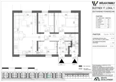 3 pokoje, mieszkanie 54,77 m², parter, oferta nr 17 lokal 1, Wólka Family, Wólka Kosowska, ul. Nadrzeczna