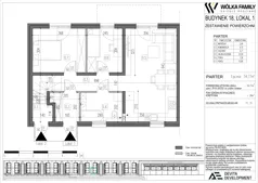 3 pokoje, mieszkanie 54,77 m², parter, oferta nr 18 lokal 1, Wólka Family, Wólka Kosowska, ul. Nadrzeczna