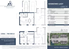 Dom 67,58 m², oferta nr A1.1, Osiedle Sosnowe Łazy, Łazy, ul Cicha