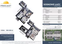 Dom 93,95 m², oferta nr B3.1, Osiedle Sosnowe Łazy, Łazy, ul Cicha