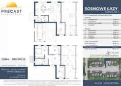 Dom 93,95 m², oferta nr B4.1, Osiedle Sosnowe Łazy, Łazy, ul Cicha