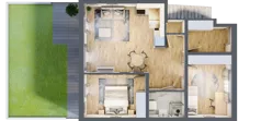 3 pokoje, mieszkanie 62,66 m², parter, oferta nr D5, Sandomierska 165, Kielce, Nowy Folwark, ul. Sandomierska 165