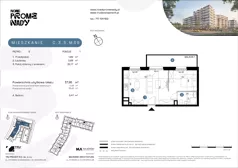 2 pokoje, mieszkanie 40,31 m², piętro 5, oferta nr C.3.5.M36, Nowe Promenady 2, Wrocław, Kleczków, Psie Pole, ul. Czesława Miłosza/Jana Czochralskiego