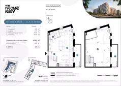 2 pokoje, mieszkanie 93,65 m², piętro 6, oferta nr C.1.6.M60, Nowe Promenady 2, Wrocław, Kleczków, Psie Pole, ul. Czesława Miłosza/Jana Czochralskiego