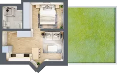 1 pokój, apartament 30,05 m², piętro 1, oferta nr A2.4.1.M9, Nowe Promenady, Wrocław, Kleczków, Psie Pole, ul. Czesława Miłosza