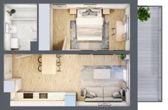 2 pokoje, apartament 37,50 m², piętro 2, oferta nr A2.3.2.M10, Nowe Promenady, Wrocław, Kleczków, Psie Pole, ul. Czesława Miłosza