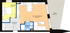 2 pokoje, apartament 50,27 m², piętro 2, oferta nr C09, Nowa Palmiarnia, Polanica-Zdrój, ul. Zdrojowa